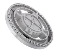 FUNNETOYU Tête de Brûleur Encastrée pour Cuisinière à Gaz Sabaf 130 Mm, Bouchon Ignifuge, Support Métallique Solide, Accessoire la Cuisine Compatible Poêle à Gaz et Plancha, Nettoyage