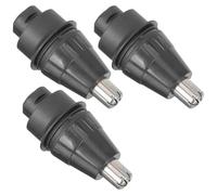 FUNNETOYU Têtes de Remplacement Compatibles Coupe-poils de Nez Électriques 3pcs en Acier et Abs, Entièrement Lavables pour Tondeuse à Poils de Nez pour Hommes