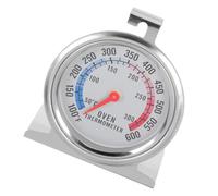 FUNNETOYU Thermomètre pour Four Acier Inoxydable à Double Métal Jauge de Température Précise pour Cuisine Compatible Four Fumeur et Gril avec Cadran et Options de Placement Polyvalentes