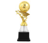FUNNETOYU Trophée Doré de Football 9 Pouces en Plastique pour Écoles