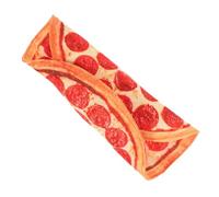 FUNNETOYU Trousse à Crayons Toile à Motif Pizza Capacité Enroulable Organiseur Pratique pour Stylos et Crayons
