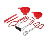 FUNNETOYU Ustensiles De Cuisine Bocal Pinces De Cuisine Supplies En Conserve Red