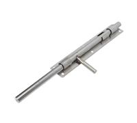 FUNNETOYU Verrou de Sol en Acier Inoxydable Résistant la Corrosion la Peinture, Loquet Renforcé pour Porte de Jardin, Installation Facile pour Usage Extérieur