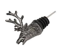 FUNNETOYU Verseur à Vin Créatif Tête de Cerf Alliage de Zinc Aérateur Liquide Antidébordement pour Bouteilles Standard Cadeau Original pour Amateurs et de Bars