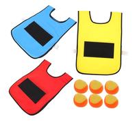 FUNNETOYU Vêtement Adhésif pour Garçon Fille avec Balles Colorées Jeu Extérieur Interactif pour Groupe Améliore Communication et Coopération