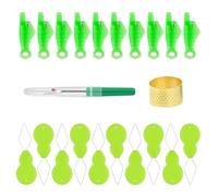 Funngy Enfile-Aiguilles,22 PCS Couture Passe Fil Couture Enfile-Aiguille Automatique en Plastique pour Machine à Coudre et Couture à Main Accessoire Mercerie DIY pour Artisanat et Quilting
