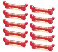 Funngy Mini Corde Bulle Niveau,10 PCS Mini Niveau à Bulle avec Cordeau Traceur et Ficelle Suspendue Niveau à Ficelle Professionnel pour Maçonnerie Plomberie Construction Camping Car