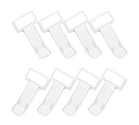 Funngy Supports de Tickets Transparants,8 PCS Support Pare-Brise Multifonction Auto-adhésif pour Voiture Porte-Badge Télépéage Carte Handicapé Ticket de Stationnement Aide au Parking et Porte-Carte