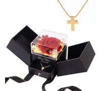FunNite Colliers avec guirlande lumineuse, 18"+2", 18 carats, Pas de pierre précieuse