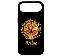 Funny 1 One Bite Everybody Knows Rules Amateur de Pizza Coque pour iPhone Air