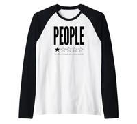Funny 1 Star People Review Terrible, Je ne Le recommanderais Pas Manche Raglan