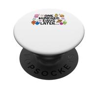 Funny 100 Days of School One Hundred Days Later PopSockets PopGrip Adhésif