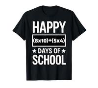 Funny 100th Day of School Addition Subtraction Apparel T-Shirt