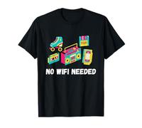 Funny 1980s Lover Citation Roller Blades Cassette VHS rétro T-Shirt