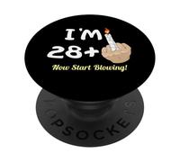 Funny 29 Year Old Birthday Gag Novelty for Him Or Her PopSockets PopGrip Adhésif