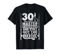 Funny 30 Year Old Fishing Apparel Vintage Gift for Dad Men T-Shirt