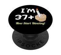 Funny 38 Year Old Birthday Gag Novelty for Him Or Her PopSockets PopGrip Adhésif