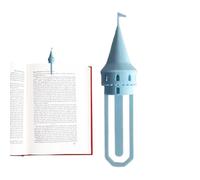 Funny 3D Castle Bookmarks, Novelty Tower Page Holder, Cute and Fun Design for Reading Enjoyment, Durable 3D Printed Material with Lightweight Build, Stationery Accessory for Women Men Teens