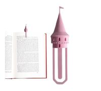 Funny 3D Castle Bookmarks, Novelty Tower Page Holder, Cute and Fun Design for Reading Enjoyment, Durable 3D Printed Material with Lightweight Build, Stationery Accessory for Women Men Teens