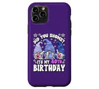 Funny 40th Birthday for Mommy Did You GNOME Its My Birthday Coque pour iPhone 11 Pro