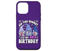 Funny 40th Birthday for Mommy Did You GNOME Its My Birthday Coque pour iPhone 12 Mini