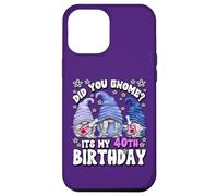 Funny 40th Birthday for Mommy Did You GNOME Its My Birthday Coque pour iPhone 12 Pro Max