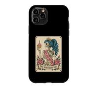 Funny 40th Birthday Skeleton Tarot Card Retro Gothic Graphic Coque pour iPhone 11 Pro