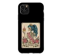 Funny 40th Birthday Skeleton Tarot Card Retro Gothic Graphic Coque pour iPhone 11 Pro Max