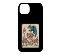 Funny 40th Birthday Skeleton Tarot Card Retro Gothic Graphic Coque pour iPhone 14 Plus