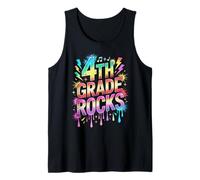 Funny 4E Grade Rocks Last Day Cutest Pumkins Teacher Music Débardeur