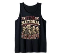 Funny 4th of July 1776 National Champs Founding Fathers Débardeur
