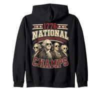 Funny 4th of July 1776 National Champs Founding Fathers Sweat à Capuche