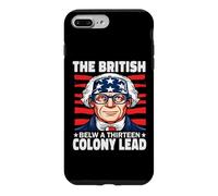 Funny 4th of July The British Blew a 13 Colony Lead Coque pour iPhone 7 Plus/8 Plus