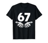 Funny 6 7 Six Seven Meme Gen Alpha Slang 6 7 Hands T-Shirt