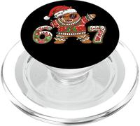 Funny 67 Gingerbread Six Seven Ice Cream Drip Christmas Meme PopSockets PopGrip pour MagSafe