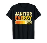 Funny 67 Janitor Joke, intitulé du Poste de Concierge Energy Sixty Seven T-Shirt