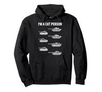 Funny 7 Tanks I'm A Cat Person Ensemble de Chats Militaires allemands Sweat à Capuche