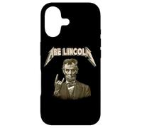 Funny 80s Metalcore Heavy Metal Music Band Abraham Lincoln Coque pour iPhone 17