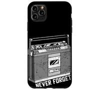 Funny 80s Never Forget Cassette Player Geeky Audiophile Gift Coque pour iPhone 11 Pro Max
