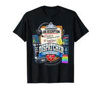 Funny 911 Dispatcher Description du Poste Opérateur d'urgence T-Shirt Graphique avec Valeur