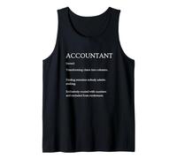 Funny Accountant Definition Dictionnaire Sarcastique Débardeur