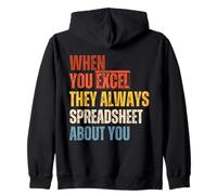 Funny Accountant When You Excel They Always Spreadsheet You Sweat à Capuche