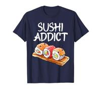 Funny Addict Sushi Hommes, Femmes Et Enfants Kawaii Sushi Addict T-Shirt