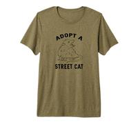 Funny Adopt a Street Cat Possum Lover T-Shirt Haut de Gamme