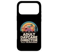 Funny Adult Daycare Director Aka The Bartender Humour Bar Gag Coque pour iPhone 17 Pro Max