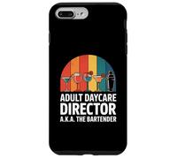Funny Adult Daycare Director Aka The Bartender Humour Bar Gag Coque pour iPhone 7 Plus/8 Plus