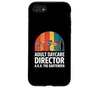 Funny Adult Daycare Director Aka The Bartender Humour Bar Gag Coque pour iPhone SE (2020) / 7/8