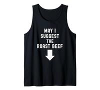 Funny Adult Humor Shirt Exchange: May I Suggest Roast Beef Débardeur