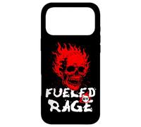 Funny Adult Humor, Skull on Fire Fueled by Rage Coque pour iPhone 17 Pro Max