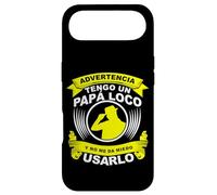 Funny Advertencia Tengo Un Papa Loco Y No Me Da Miedo Usarlo Coque pour iPhone Air